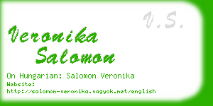 veronika salomon business card